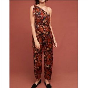 Anthropologie Mauve jumpsuit